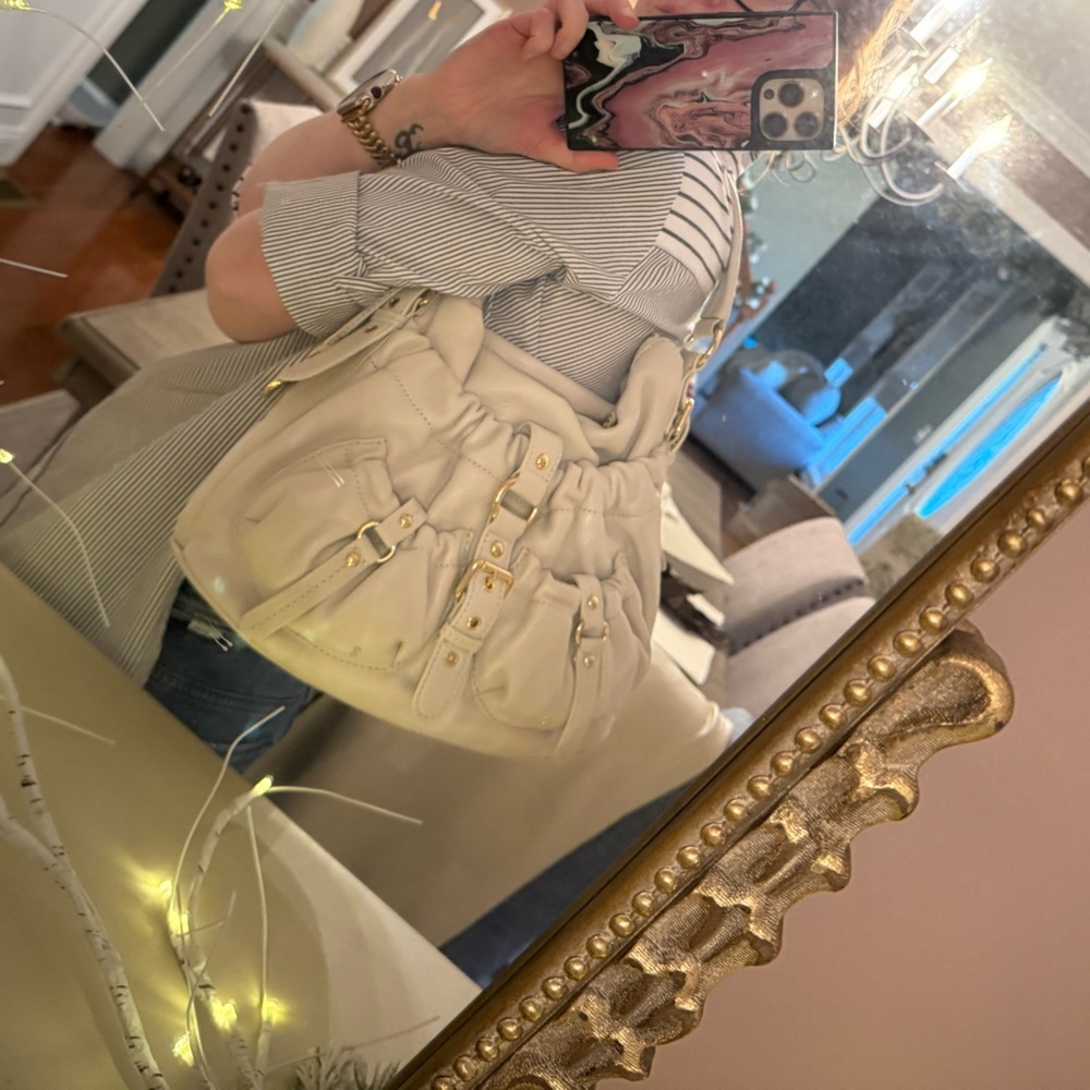 NWT Michael Kors Cream Jennings Hobo Bag - Picture 7 of 7